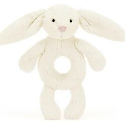 Hot Hochet Bashful Lapin Crème (18 cm) Hochet