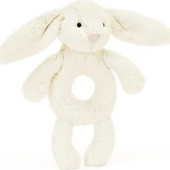 Hot Hochet Bashful Lapin Crème (18 cm) Hochet