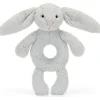Hochet Bashful Lapin Silver (18 cm) Hochet