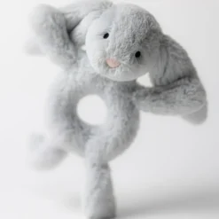 Hochet Bashful Lapin Silver (18 cm) Hochet
