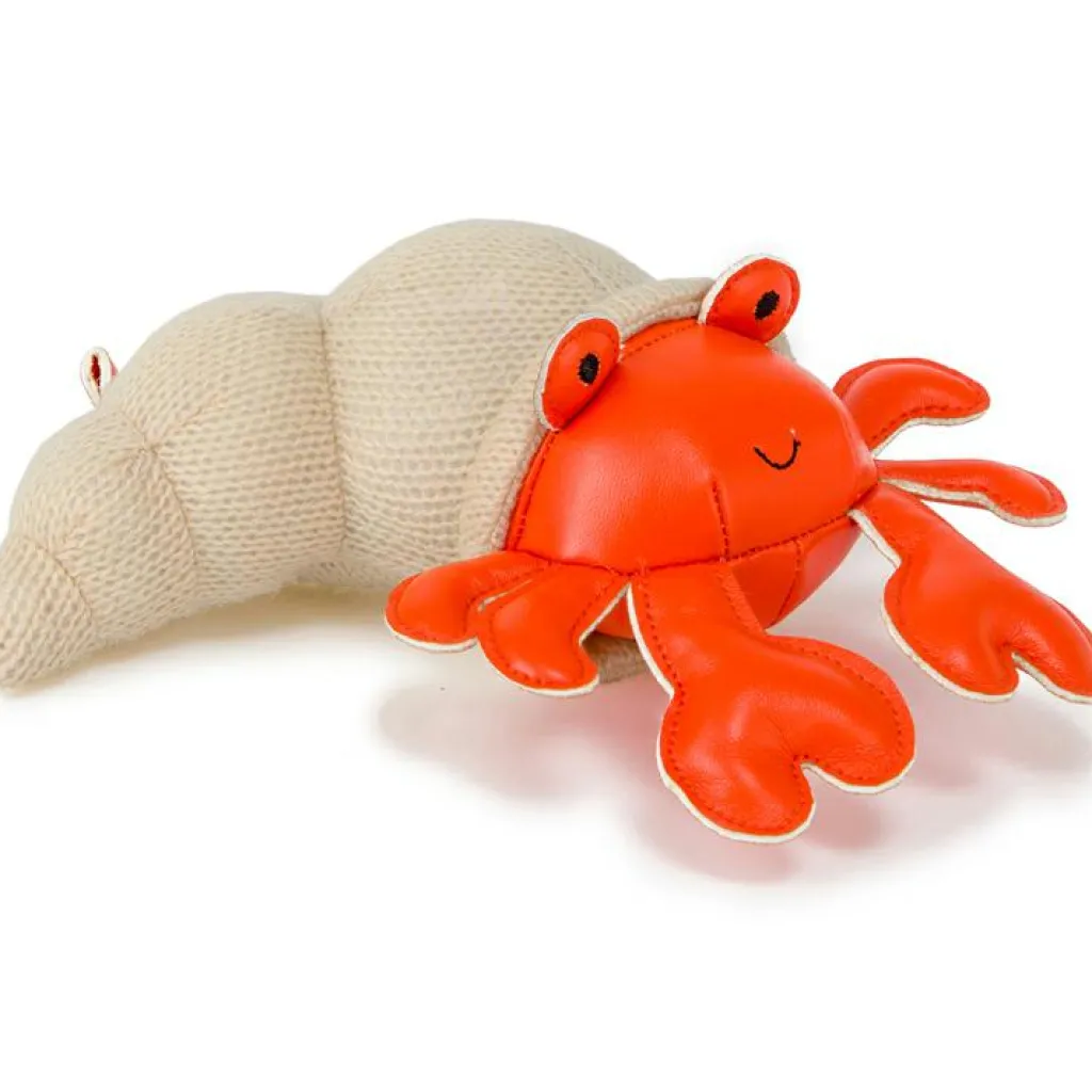 Sale Hochet Brigitte le petit Bernard l'Hermite Tiny Friends Hochet