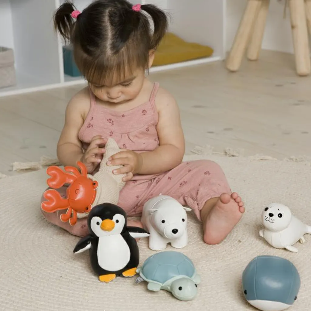 Sale Hochet Brigitte le petit Bernard l'Hermite Tiny Friends Hochet