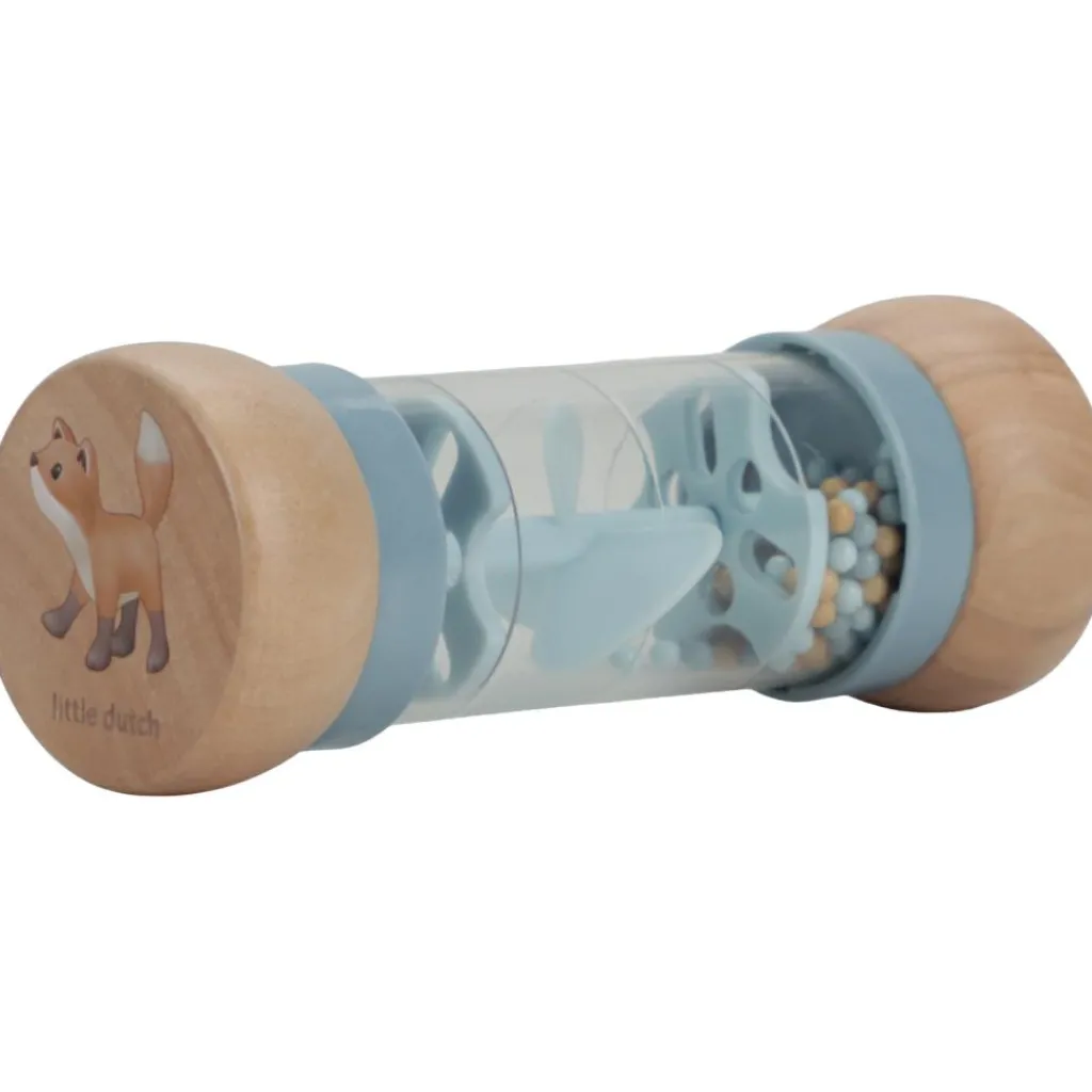 New Hochet de pluie en bois FSC Forest Friends Eveil Musical