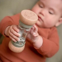 Hot Hochet de pluie en bois Little Farm Eveil Musical