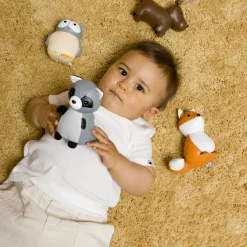 Hochet Denver le petit raton laveur Tiny Friends Hochet