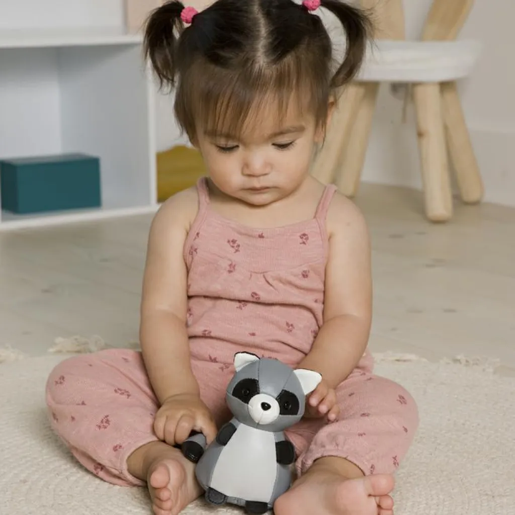 Hochet Denver le petit raton laveur Tiny Friends Hochet