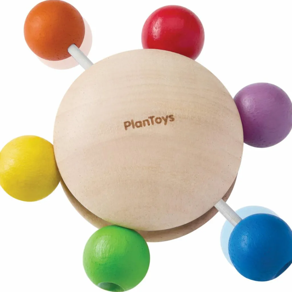 Sale Hochet en bois à perles Hochet