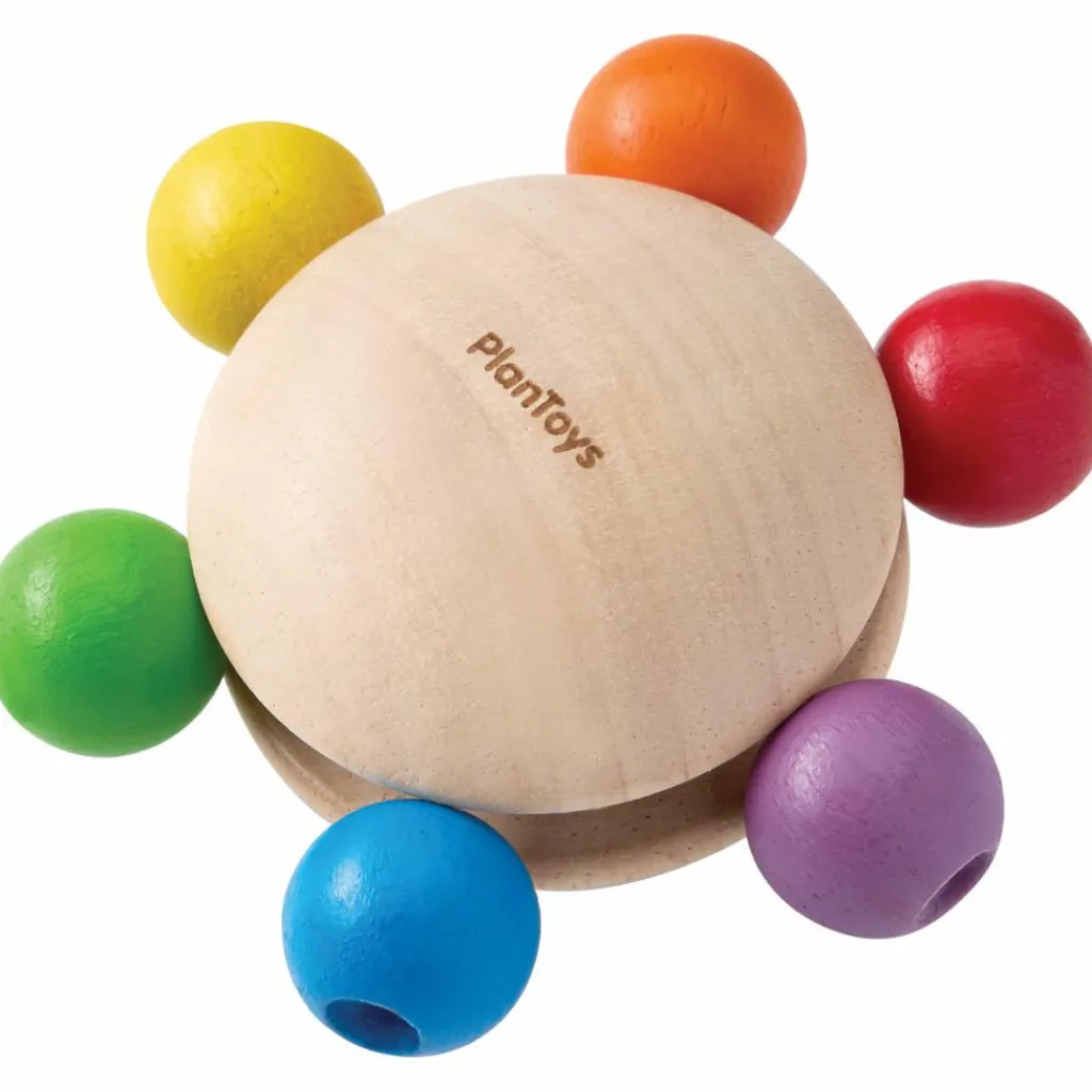 Sale Hochet en bois à perles Hochet