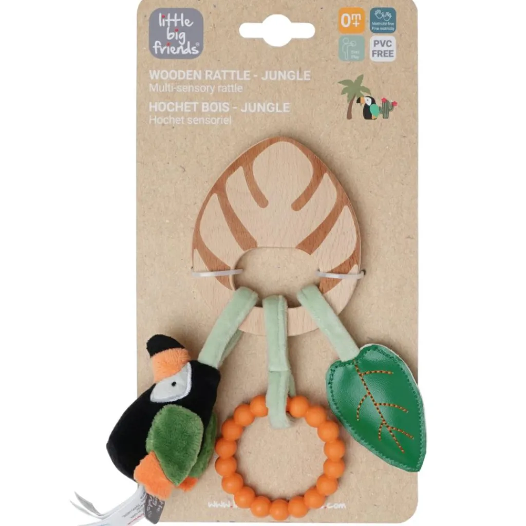 Discount Hochet en bois Jungle Hochet