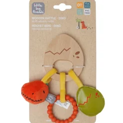 Clearance Hochet en bois Les Amis Dinos Hochet