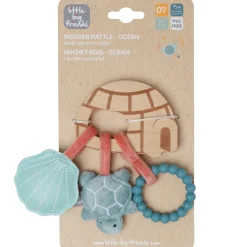 Clearance Hochet en bois Océan Hochet