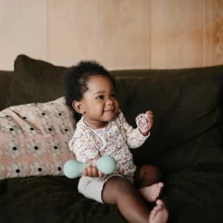 Hot Hochet en silicone Cambridge blue Hochet