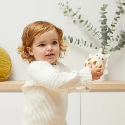 Sale Hochet lapin en silicone Hochet