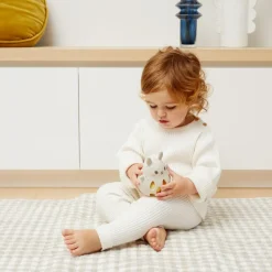 Sale Hochet lapin en silicone Hochet