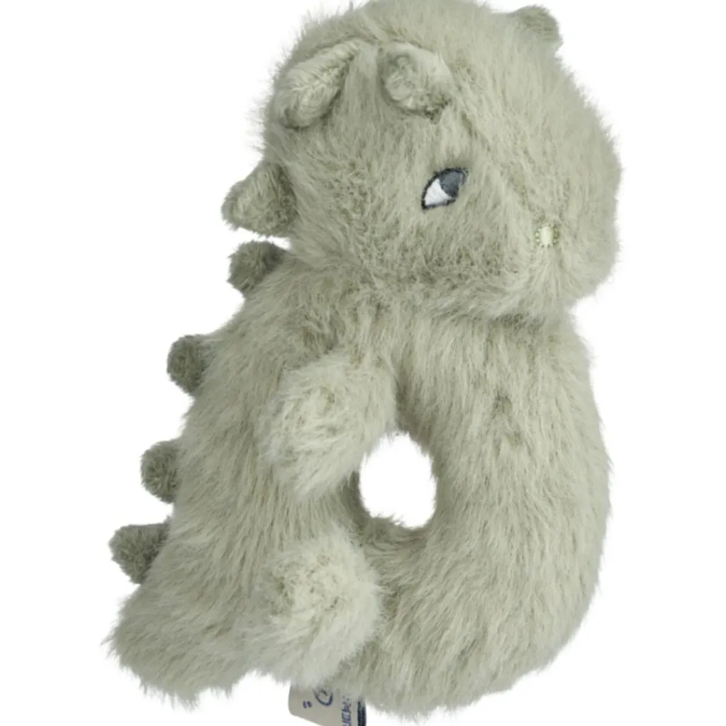 New Hochet peluche Romain Crocodile Faune Green Hochet