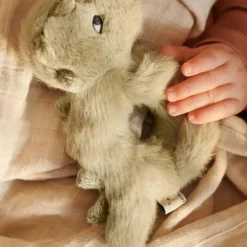 New Hochet peluche Romain Crocodile Faune Green Hochet