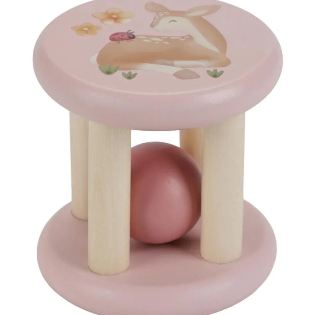 New Hochet Roulant en bois FSC Fairy Garden Eveil Musical