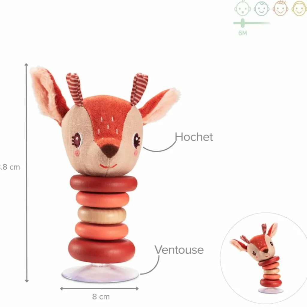 Discount Hochet swing à ventouse Stella (15 cm) Hochet