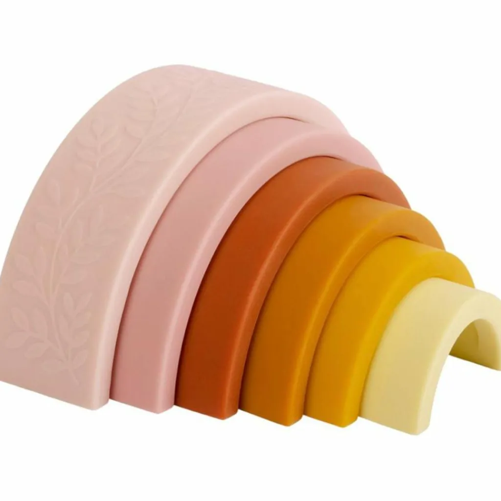 Hot Jeu à empiler arc en ciel rose Jouet À Empiler