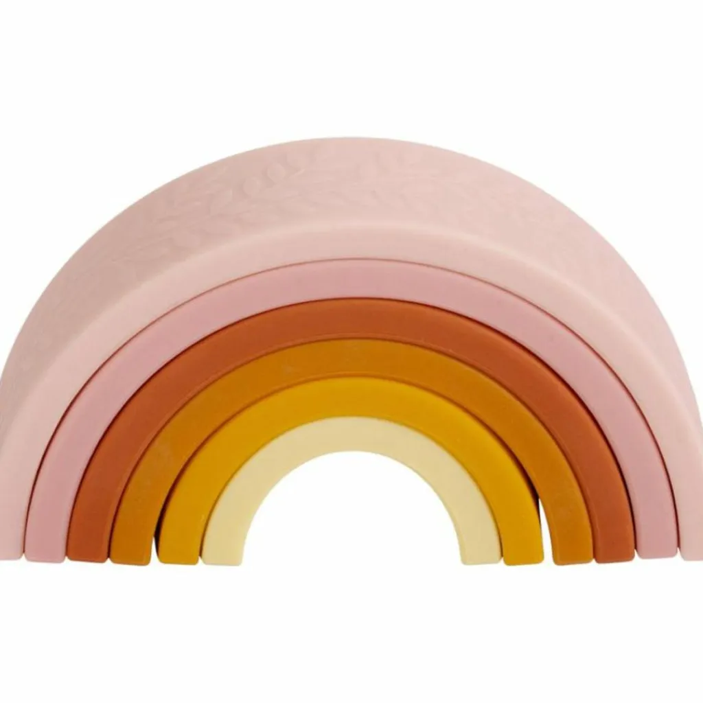 Hot Jeu à empiler arc en ciel rose Jouet À Empiler