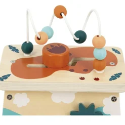 Best Jeu d'activités en bois Dino volcan Jouet D'Activités