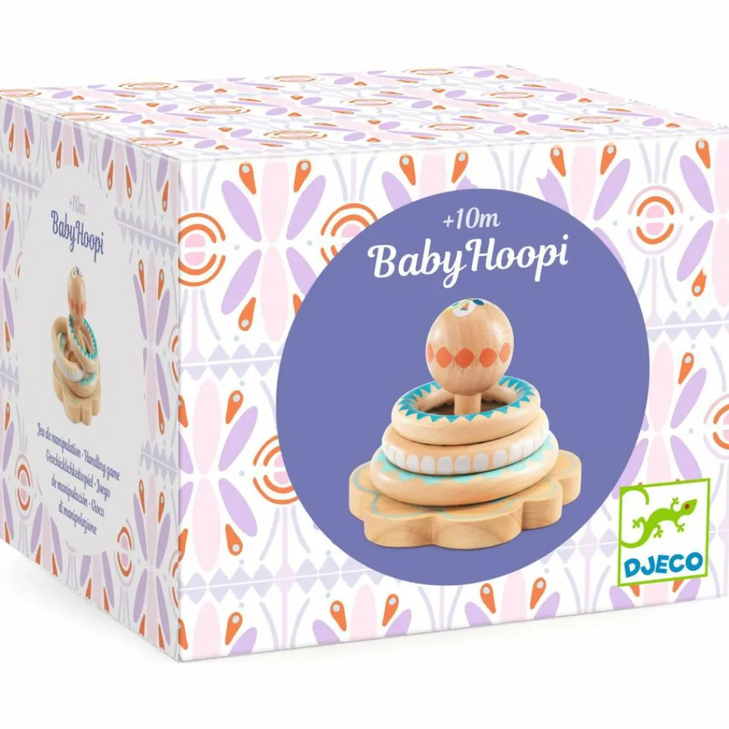 Online Jeu d'anneaux en bois à empiler BabyHoopi Jouet À Empiler