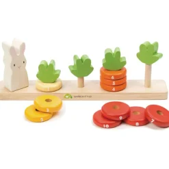 Clearance Jeu de comptage carottes en bois Apprentissage Des Chiffres