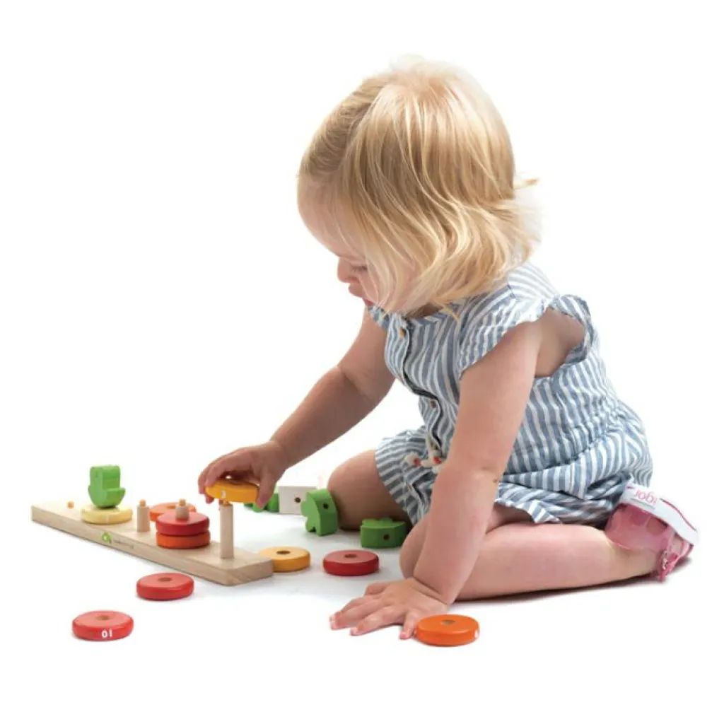 Clearance Jeu de comptage carottes en bois Apprentissage Des Chiffres