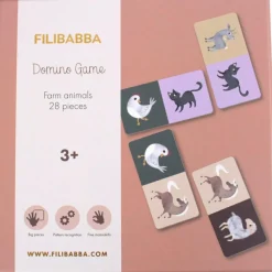 Jeu de dominos Animaux de la ferme (28 pièces) Jeu De Société