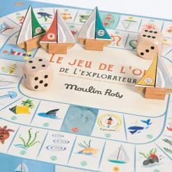Clearance Jeu de l'oie de l'explorateur Le Jardin du Moulin Jeu De Société