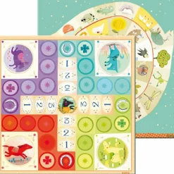 Jeu de l'Oie et de Petits Chevaux Ludo et compagnie Junior Jeu De Société