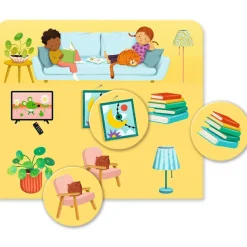 Discount Jeu de loto Dans la Maison (16 pièces) Jeu De Société