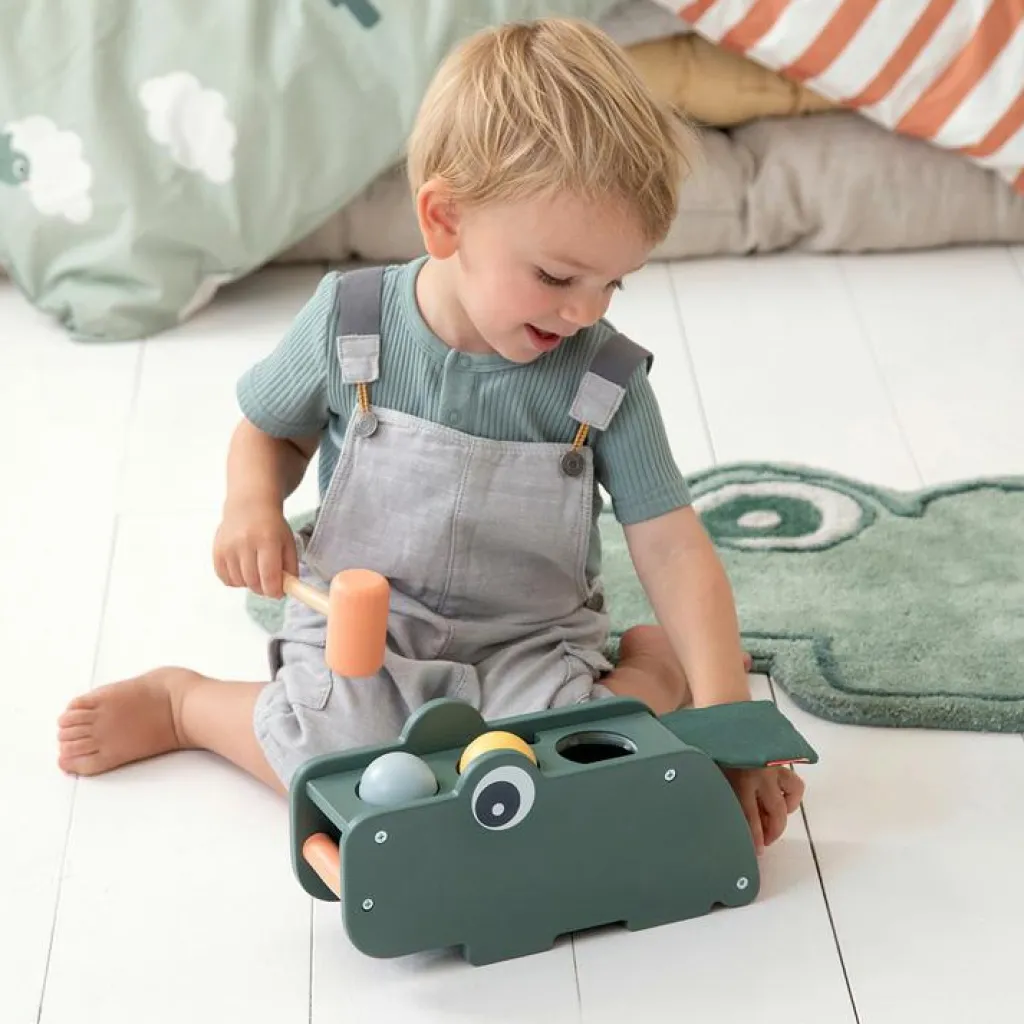 Online Jeu de marteau Croco vert Jouet À Encastrer