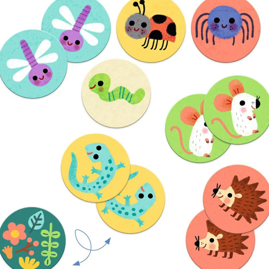 Sale Jeu de mémoire Petites bêtes (32 pièces) Jeu De Société