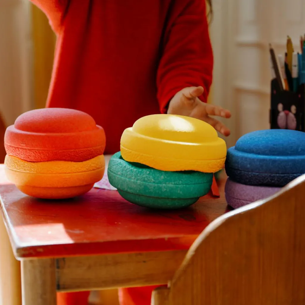 Hot Jeu de motricité Original Mini rainbow classic (6 blocs) Parcours De Motricité