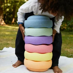 Online Jeu de motricité Original rainbow pastel (6 blocs) Parcours De Motricité