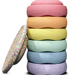 Outlet Jeu de motricité Rainbow Set pastel (7 blocs) Parcours De Motricité