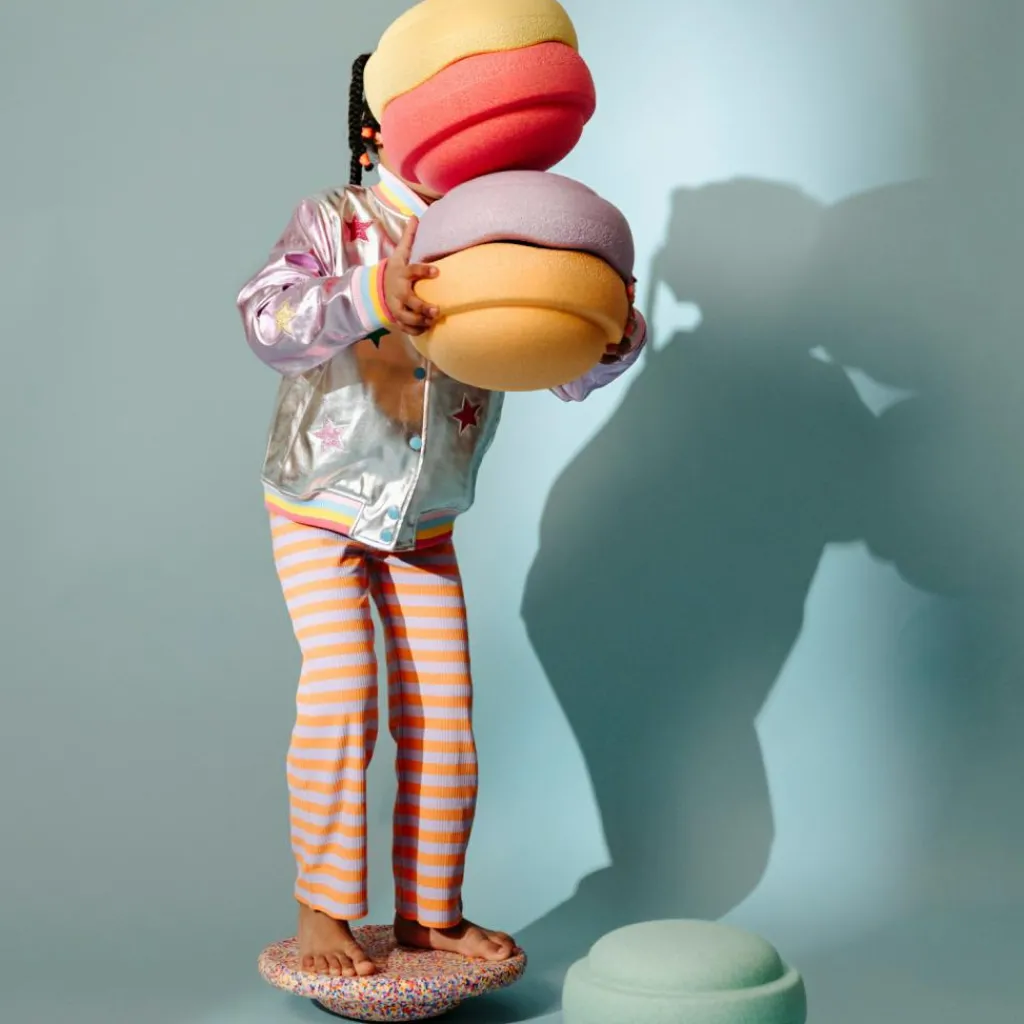 Outlet Jeu de motricité Rainbow Set pastel (7 blocs) Parcours De Motricité