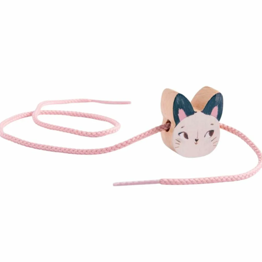 Sale Jeu de perles en bois à enfiler Après la pluie Jouet À Encastrer