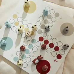 Hot Jeu de Petits chevaux en bois Edvin Jeu De Société