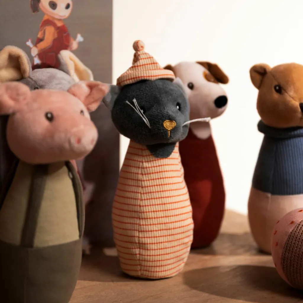 New Jeu de quilles Amis (7 pièces) Jeu D'Adresse