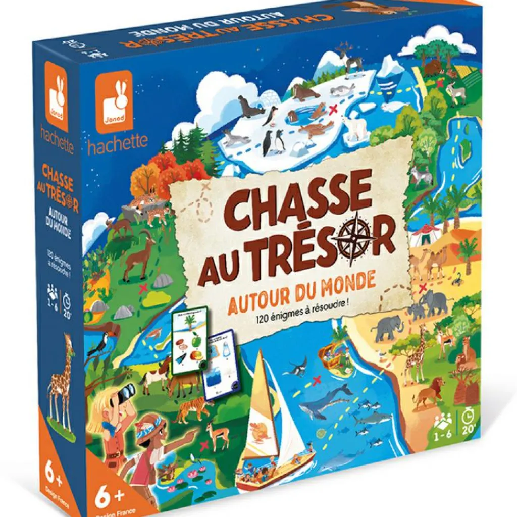 Outlet Jeu de société Chasse au trésor : autour du monde Jeu De Société