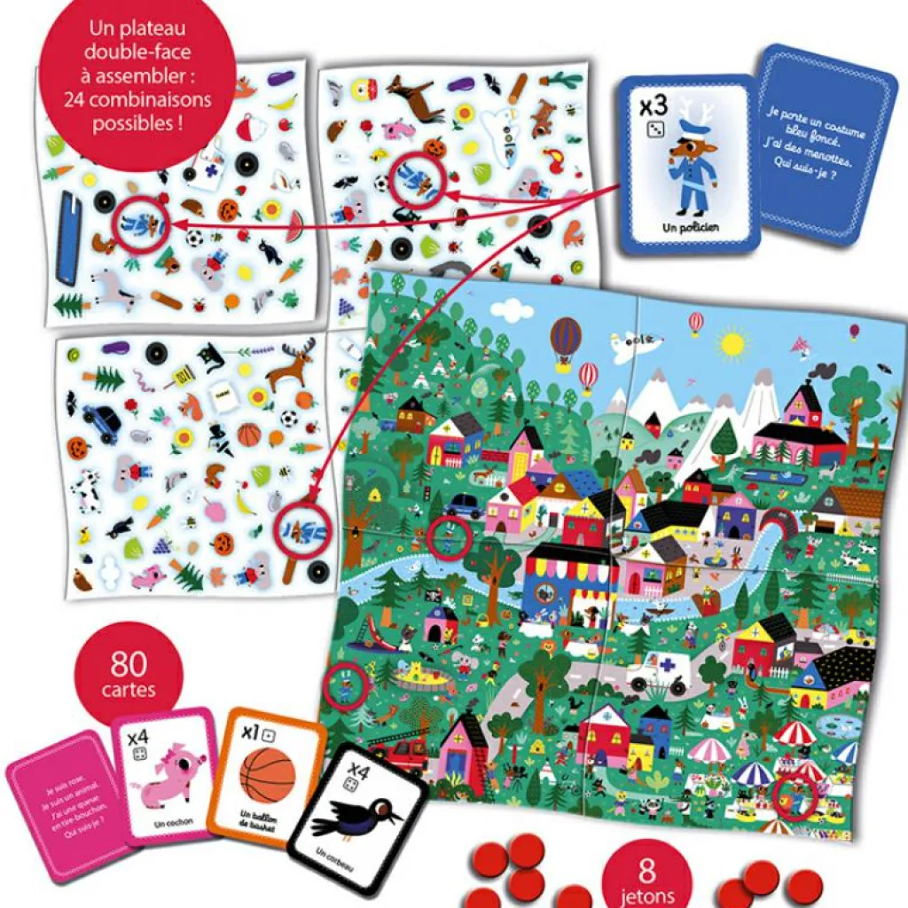 Jeu de société Cherche et trouve les couleurs Jeu De Société