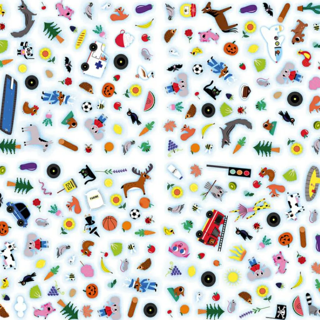 Jeu de société Cherche et trouve les couleurs Jeu De Société