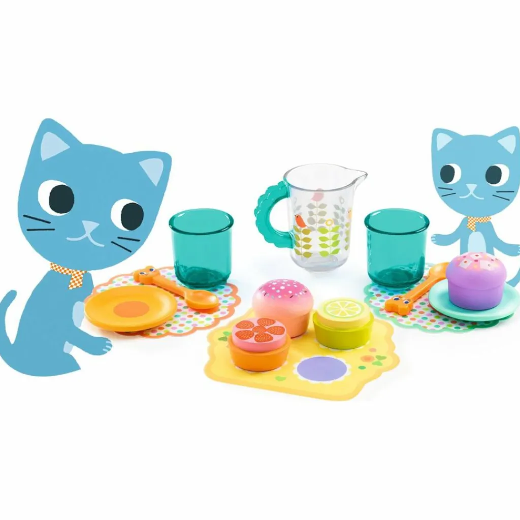 Sale Jeu d'imitation Goûter des chatons Dînette Et Aliments Factices