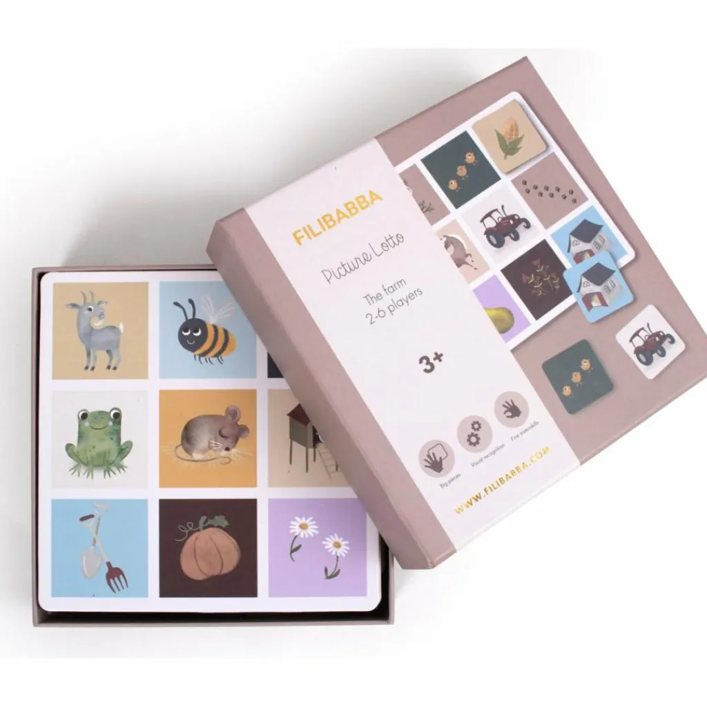 New Jeu loto des images A la ferme Jeu De Société