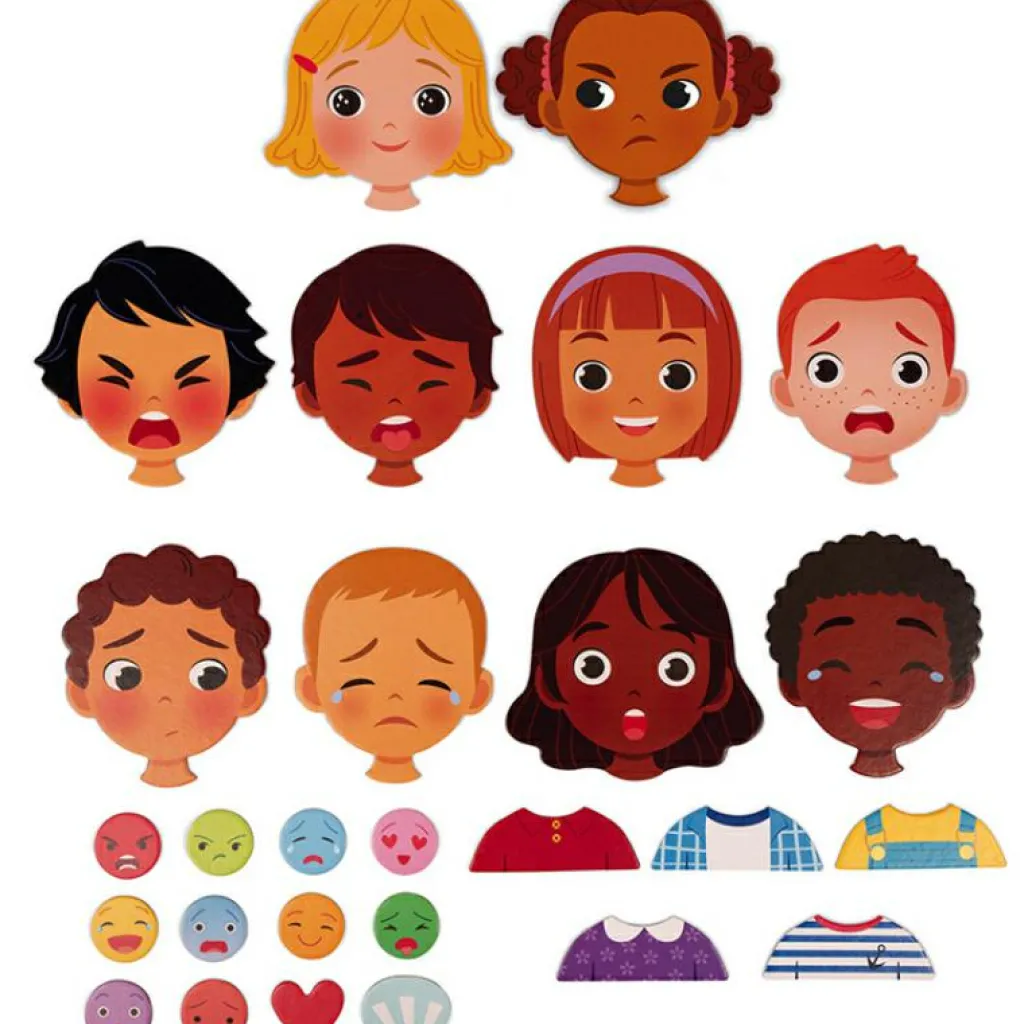 Online Jeu magnétique des émotions Puzzle