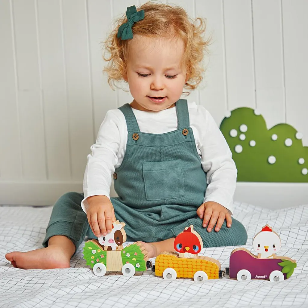 Discount Jeu magnétique Les animaux de la ferme (3 pièces) Jeu Magnétique