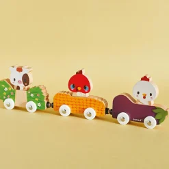 Discount Jeu magnétique Les animaux de la ferme (3 pièces) Jeu Magnétique