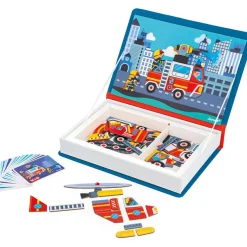 Clearance Jeu magnétique Magneti'book Pompiers Jeu Magnétique